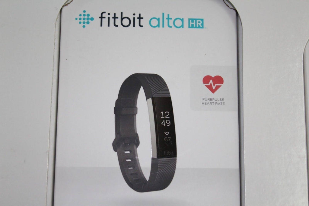 Activity Tracker with Heart Rate Monitor - Small - Black/Stainless Steel Q624