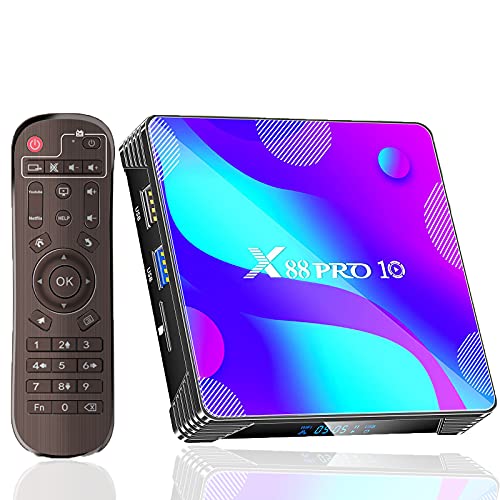 Android TV Box 11.0 Quad Core CPU 2GB 16GB Dual-WiFi 4K UHD H.265 Smart TV Box W25217