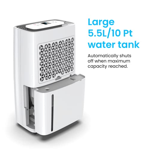 Compact Electric Mini Dehumidifier, 2200 Cubic Feet D712900