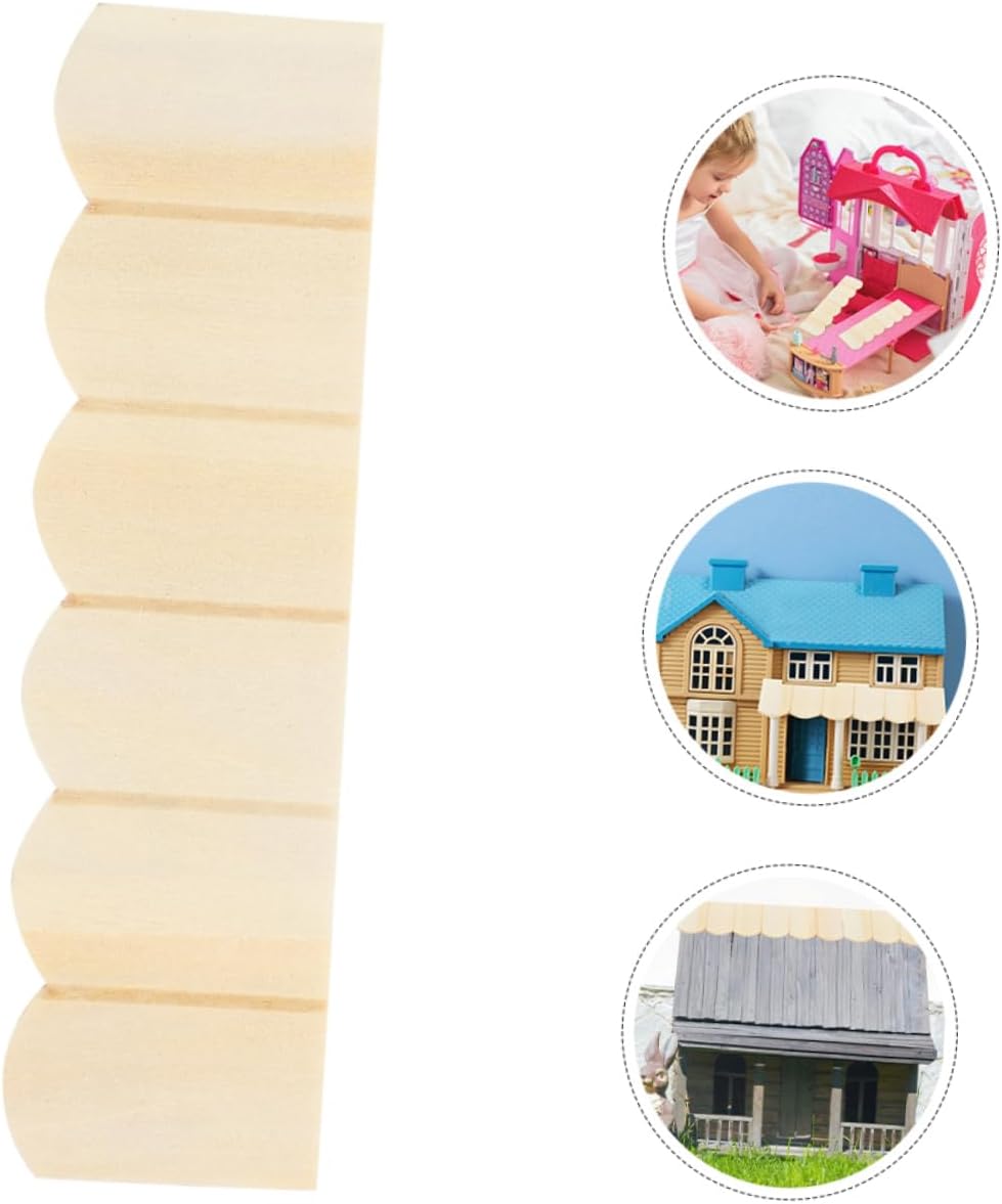 24pcs Dollhouse Miniature Roof Tile K312