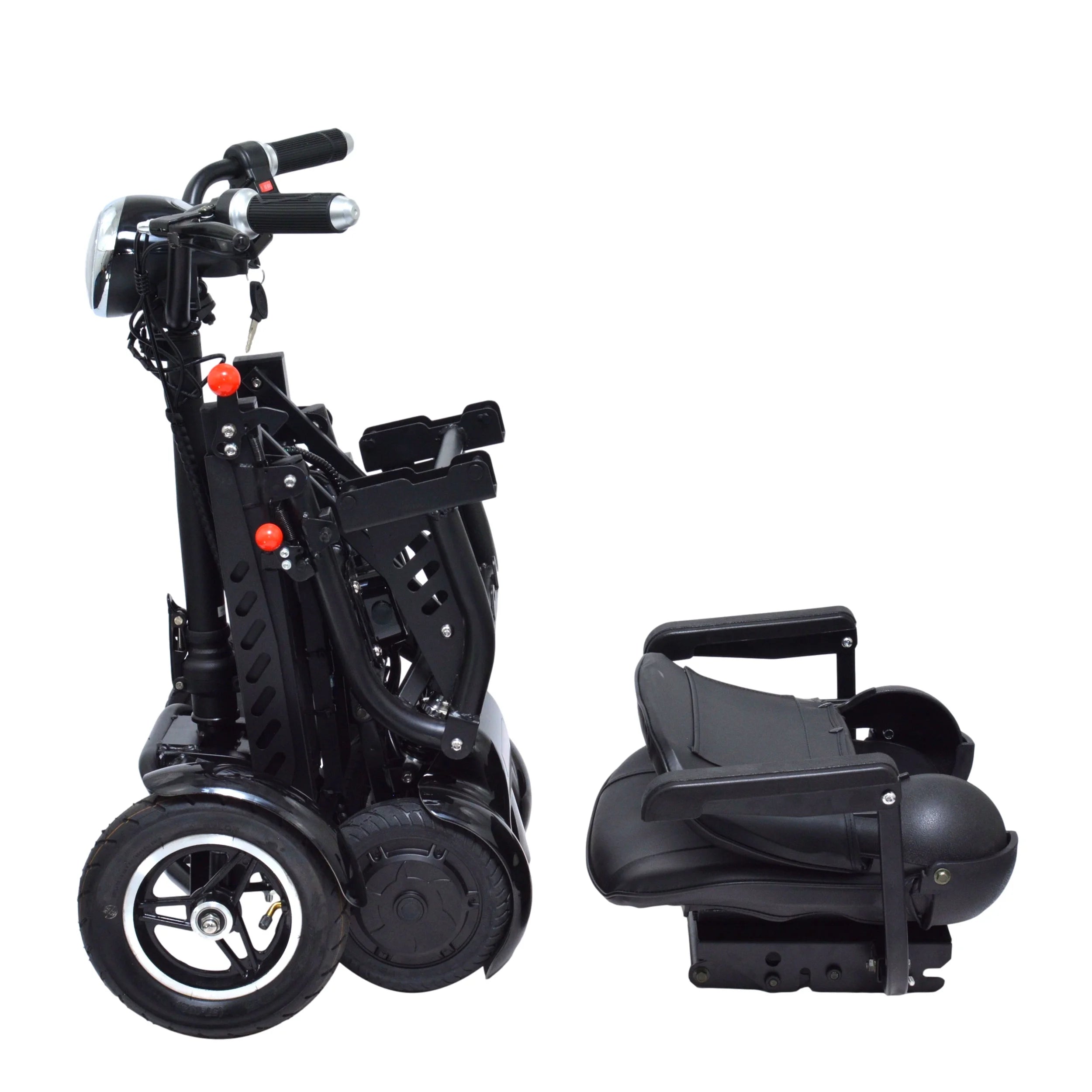 Compact Electric Scooter with Adjustable Seat and Padded Armrests T849