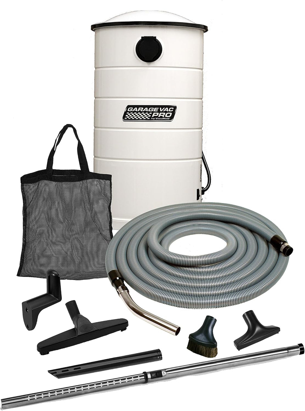 Professional Wall Mounted Utility and Garage Vacuum with 50 ft Hose and Tools F316138