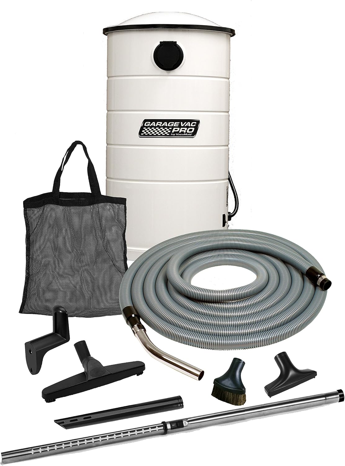 Professional Wall Mounted Utility and Garage Vacuum with 50 ft Hose and Tools F316138