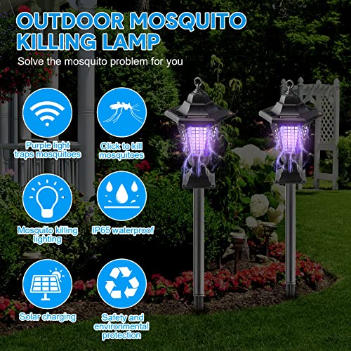 4 Pack Solar Powered Mosquito Zapper C4750