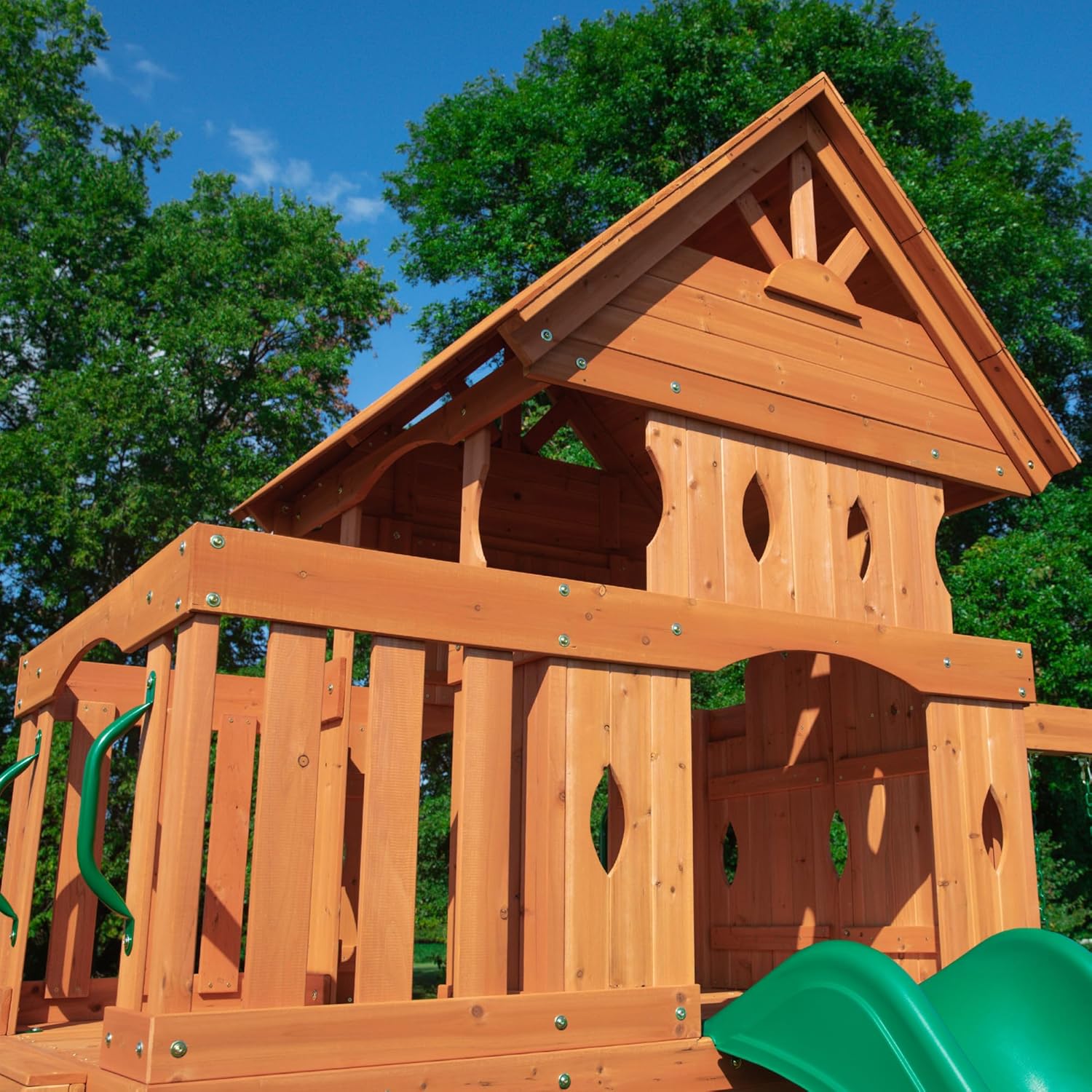 Cedar Wood Playset Swing Set G363306