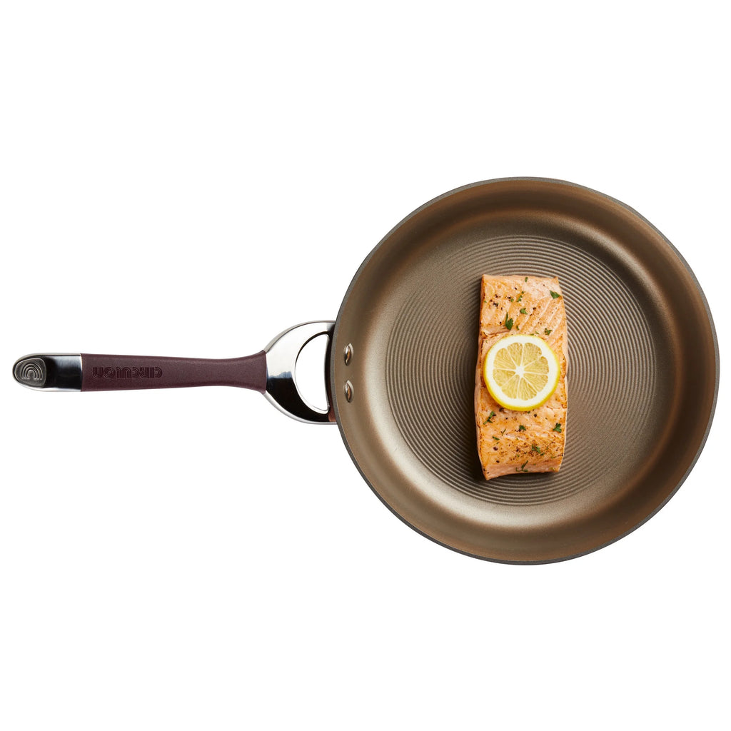 10" and 12" Hard-Anodized Nonstick Fry Pan Set Y9586