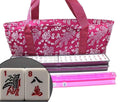 Violet Red 166 Tiles American Mahjong Set with Soft Bag B49490