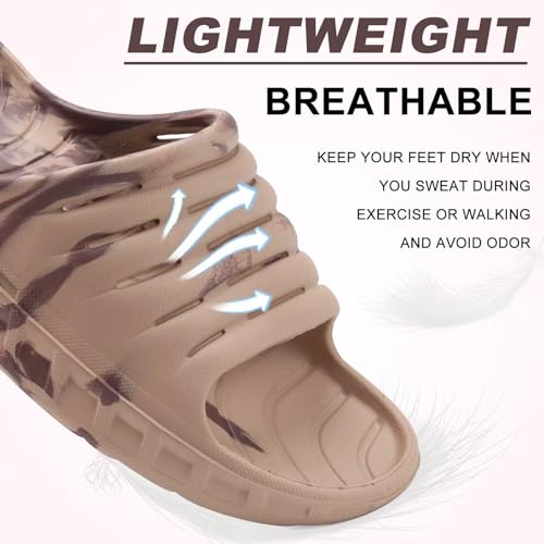 Mens Recovery Sandals Open Toe Sport Slides V46937