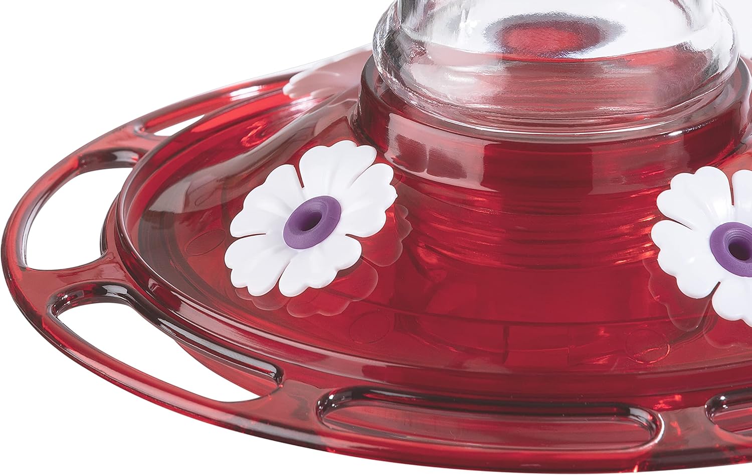 Glass Hummingbird Feeder, 5 Feeding Stations, 20 Ounces D5306