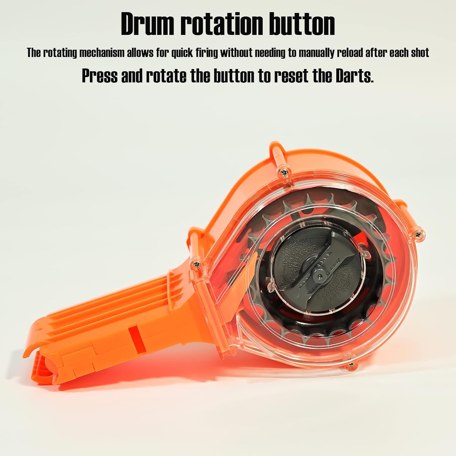 25-Dart Drum Magazine for Nerf Blasters M6119