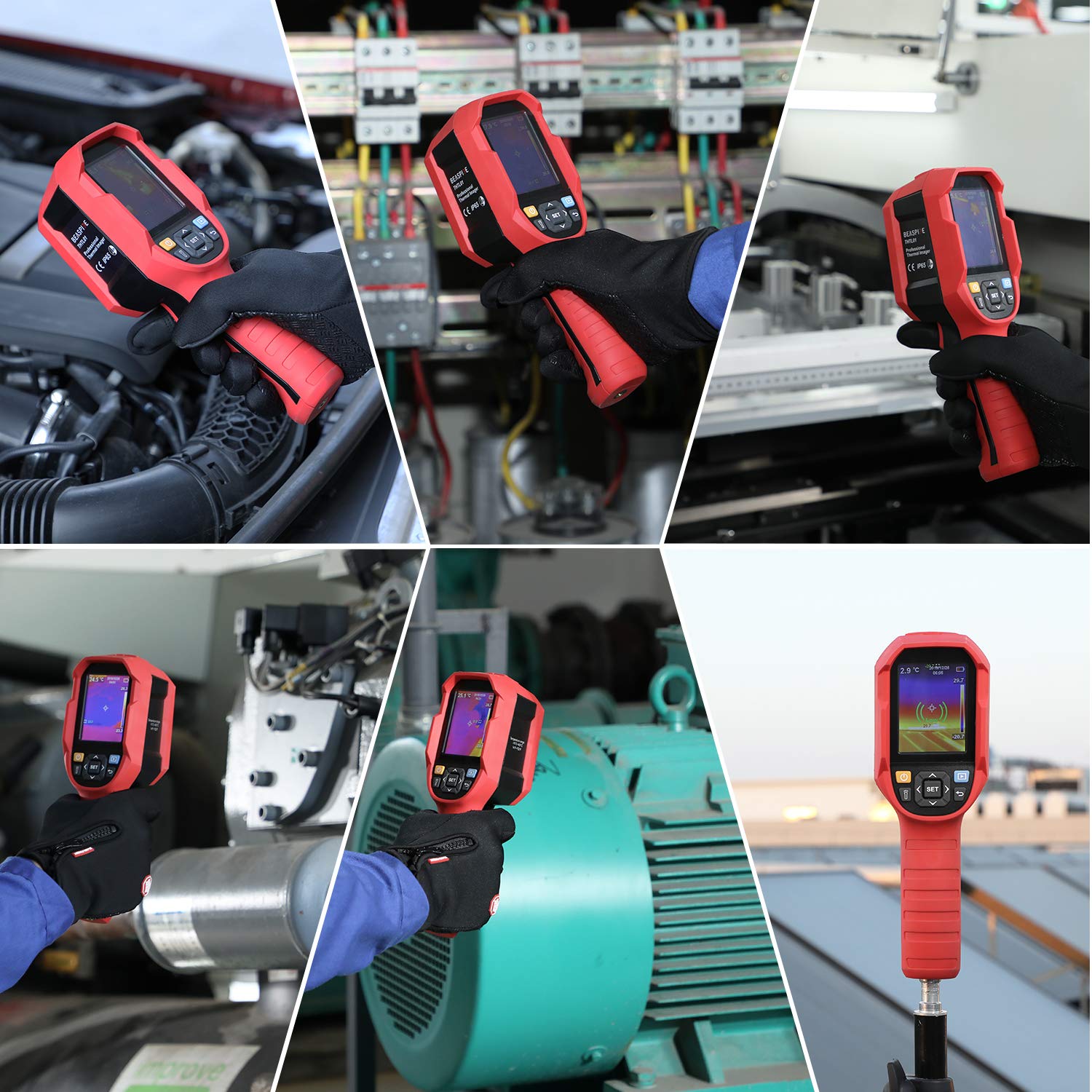 35200 Pixels Infrared Thermal Imager Camera with 3.5” LCD Display K728837