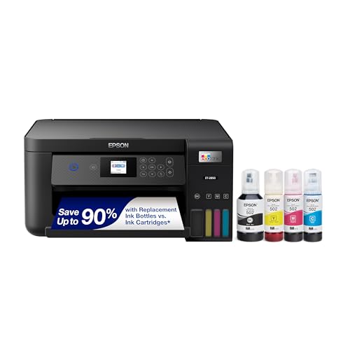 White Wireless All-in-One Supertank Printer with Scan, Copy and Auto 2-sided Printing F9215