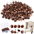 300Pcs 9/16'' Antique Upholstery Decorative Tacks Red Copper J727240