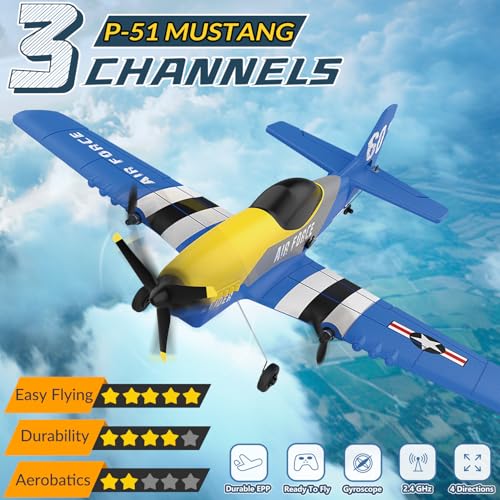3 Channel RC Plane P-51D Mustang V34759