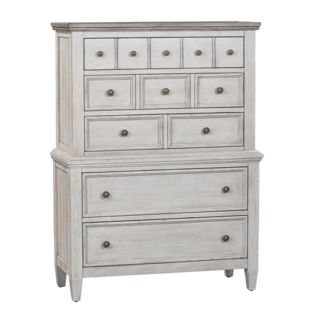 White 5 Drawer Chest K1739