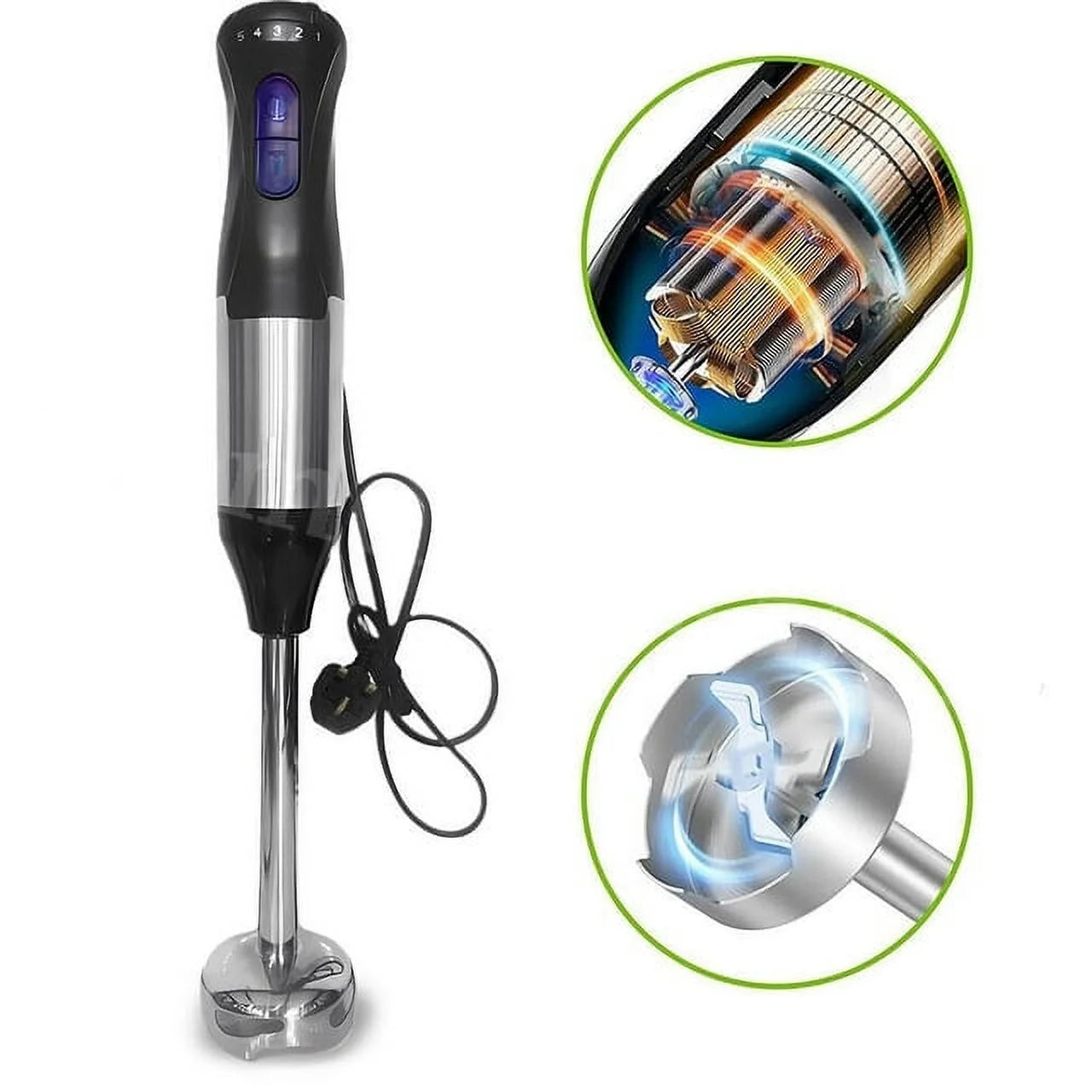 1000W 4-in-1 5-Speed Immersion Hand Blender P436655