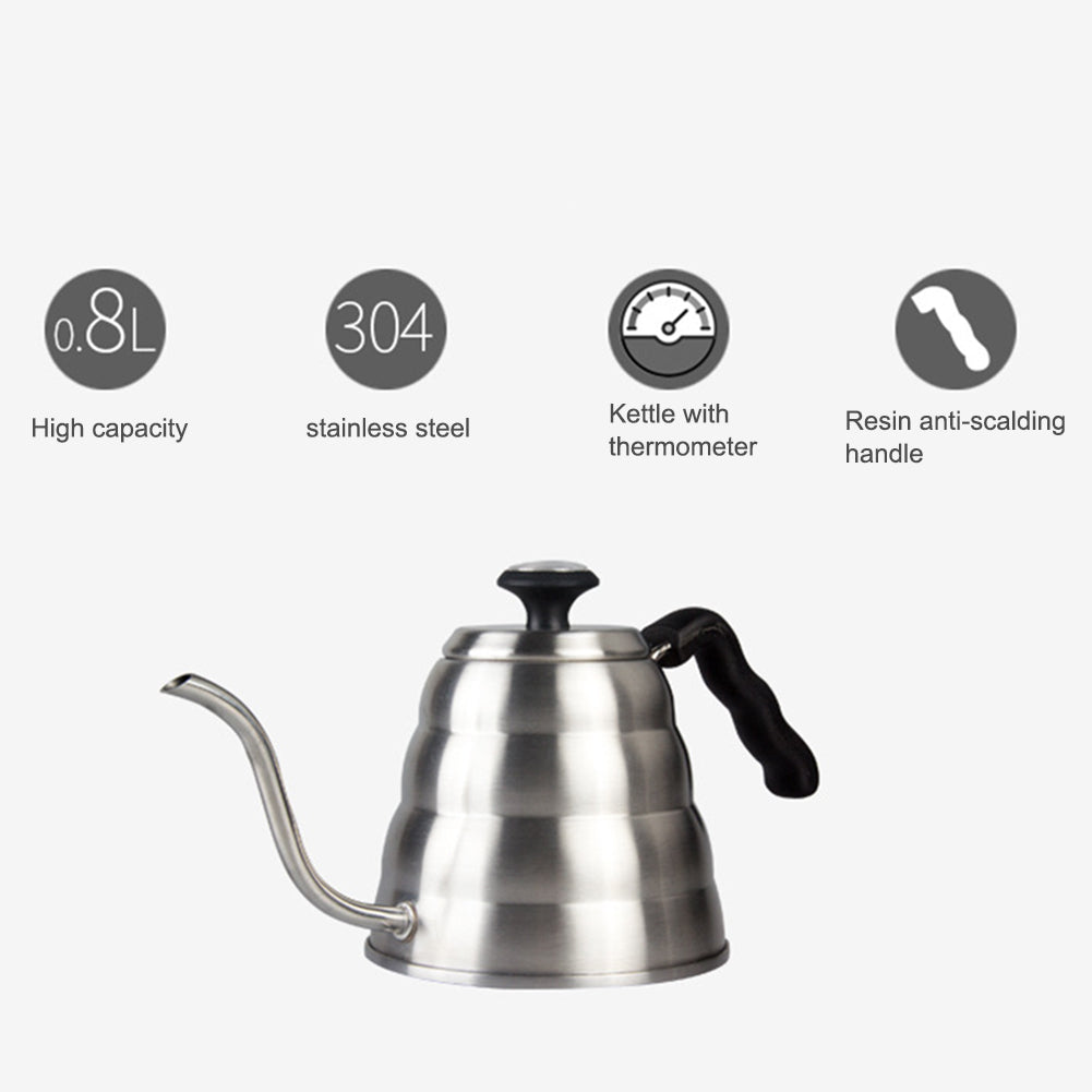 Gooseneck Spout Pour Over Kettle with Thermometer X128