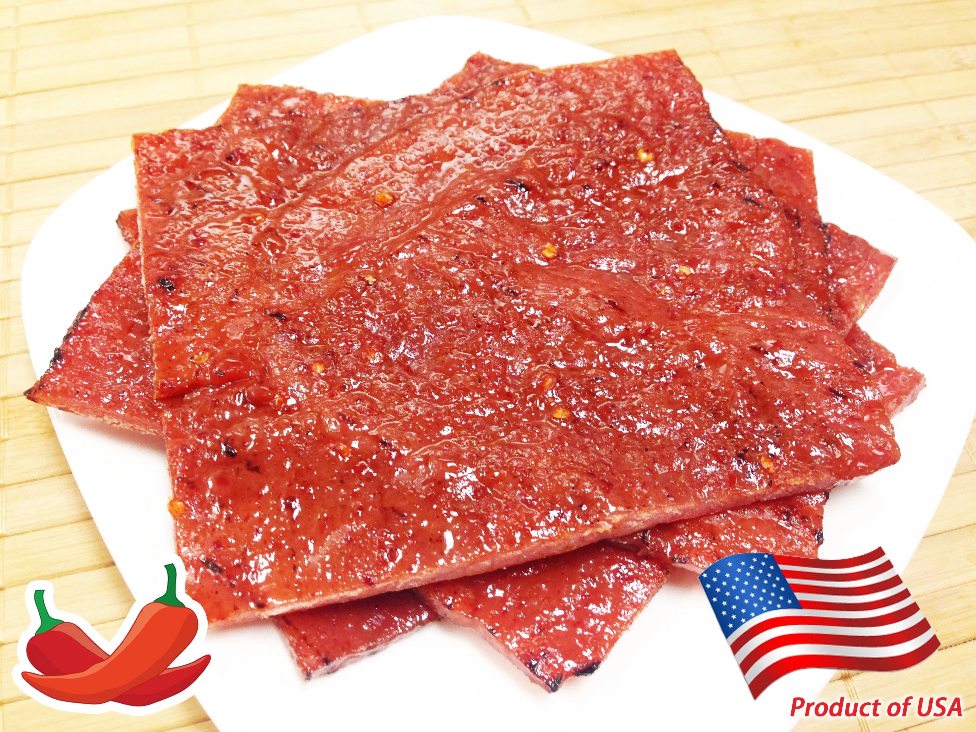 Fire-Grilled Pork Jerky Spicy Flavor 8 oz J7274