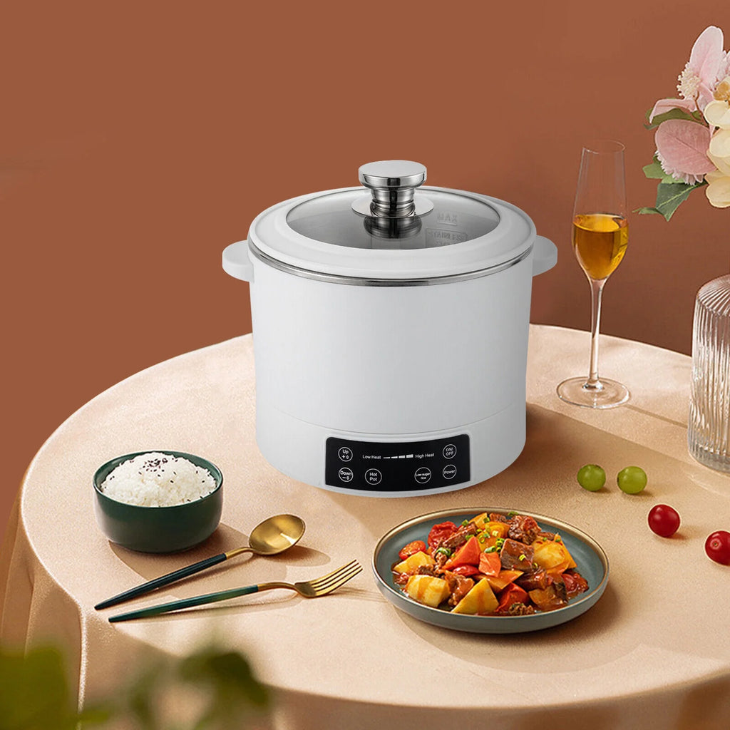 3L Electric Hot Pot with Steamer Nonstick Coating O7003