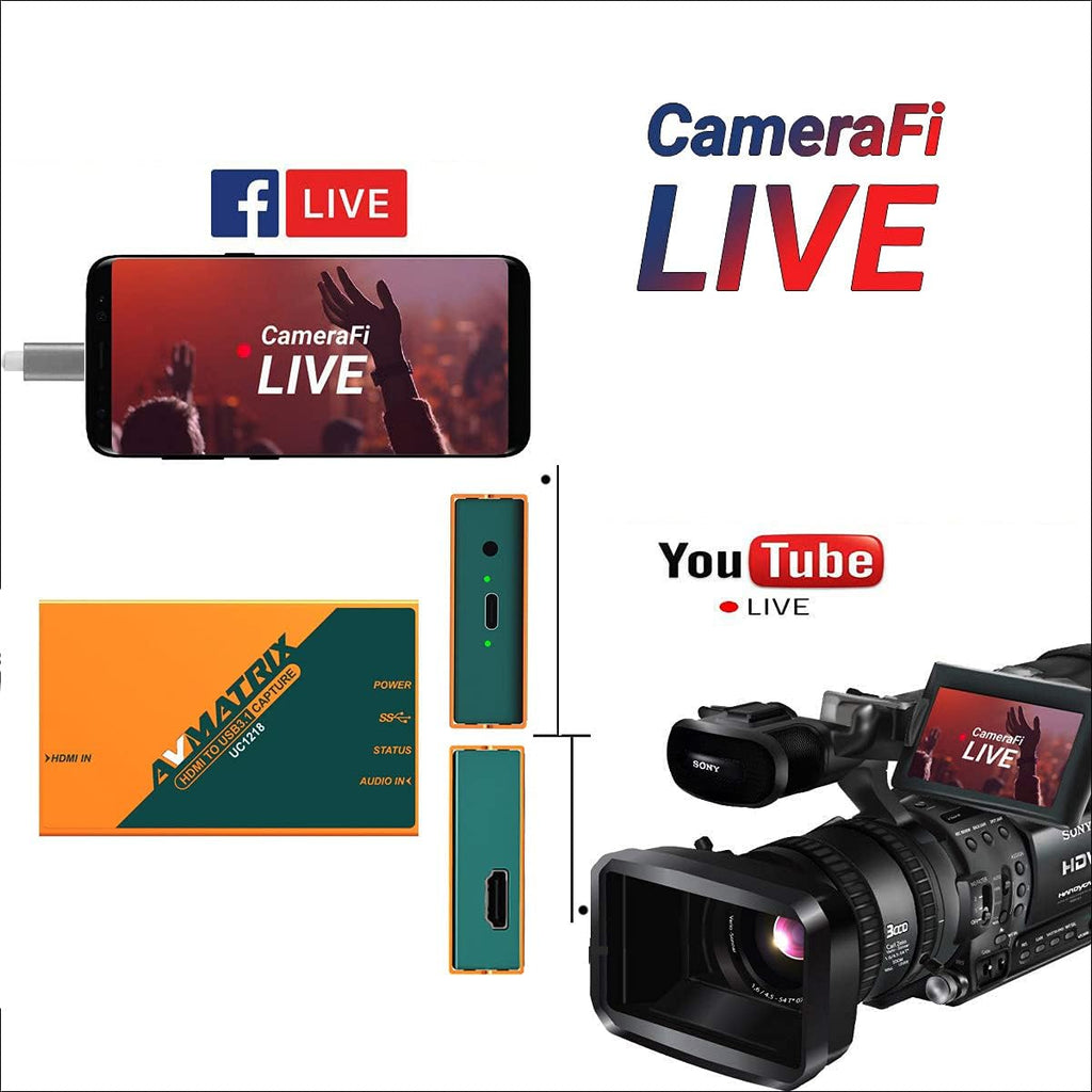 Video Capture Card HDMI to USB 3.0 4K 1080p 60fps P909