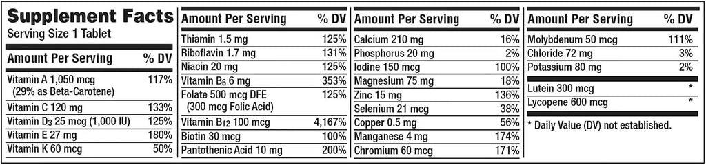 275 Count Multivitamin with Pill Organizer C5871