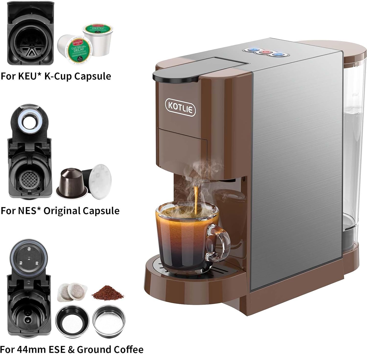 19Bar Pressure Single Serve Espresso Machine B953