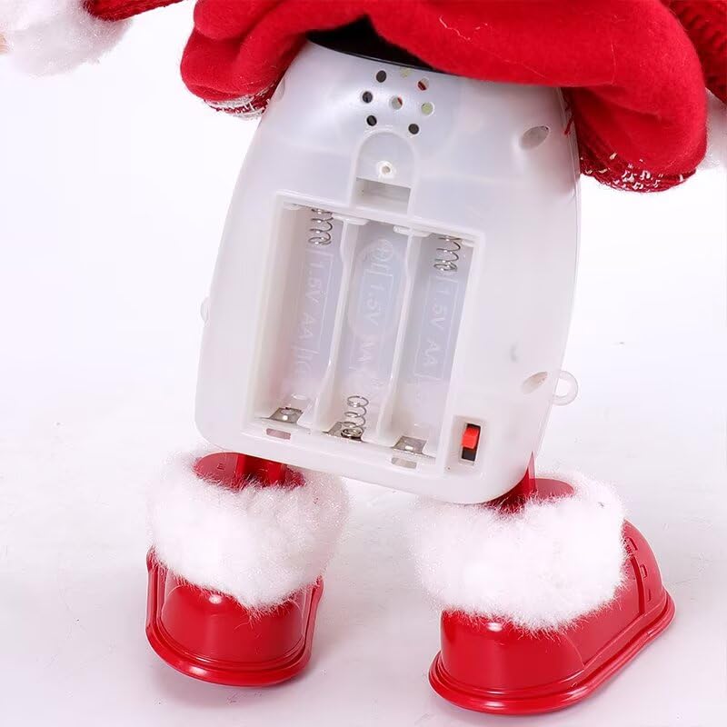 Red & White Singing & Dancing Santa Claus B41514