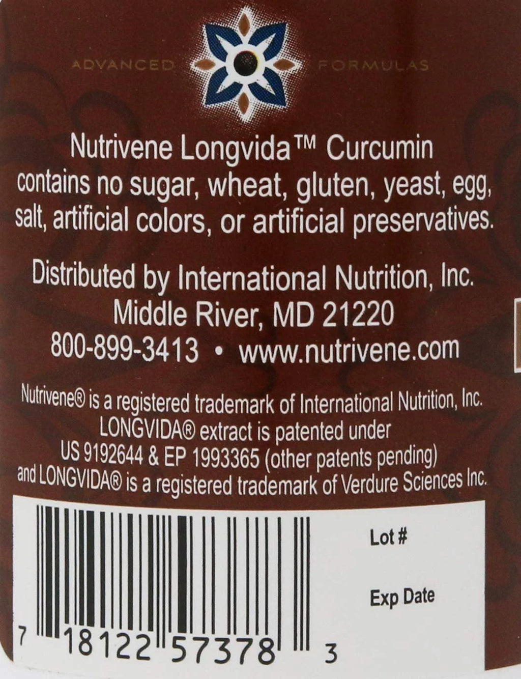 60 capsules Curcumin D710371