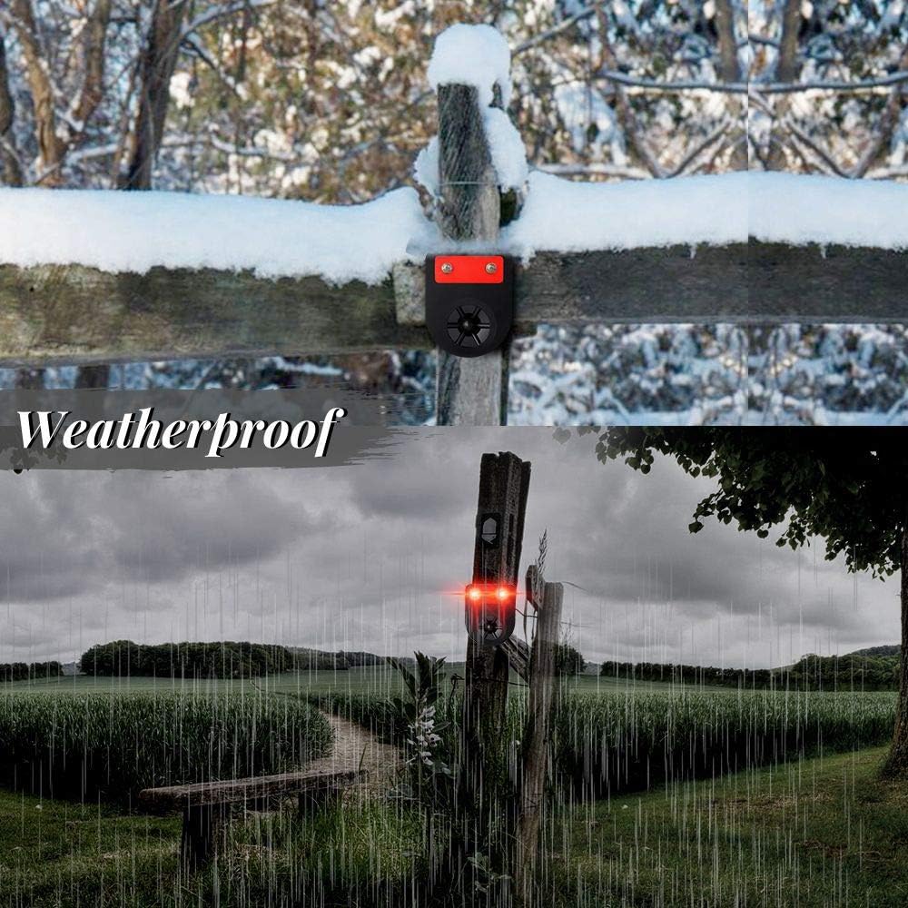 Pack of 8 Solar Powered Deer Chaser Light Animal Deterrent L6338