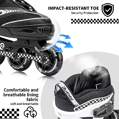 Adjustable Inline Skates with Full Light Up Wheels L723372