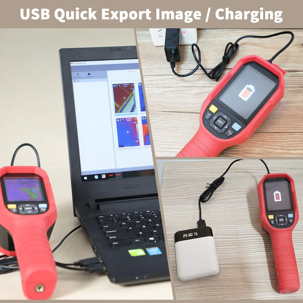 35200 Pixels Infrared Thermal Imager Camera with 3.5” LCD Display K728837