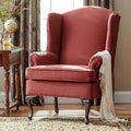 Red Wingback Chair B72798