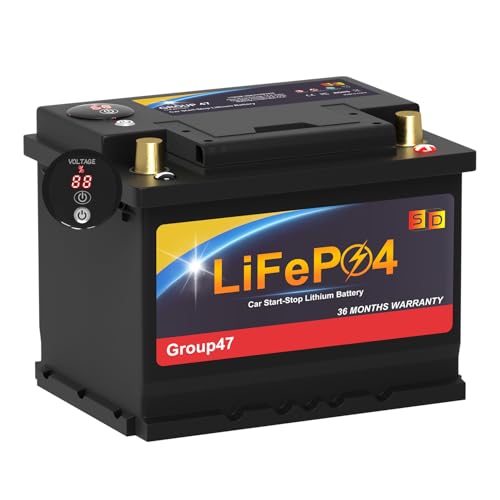 12.8V 576WH Group 47 LiFePO4 Automotive Battery M41026