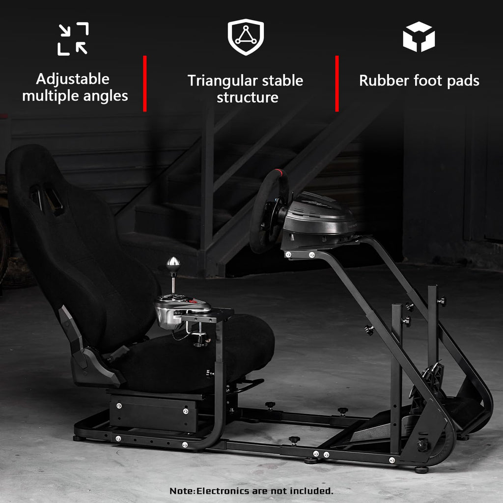 Racing Simulator Cockpit with Ergonomic Gaming Seat I559092