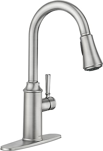 One-Handle Pulldown Kitchen Faucet, Spot Resist Stainless U887209