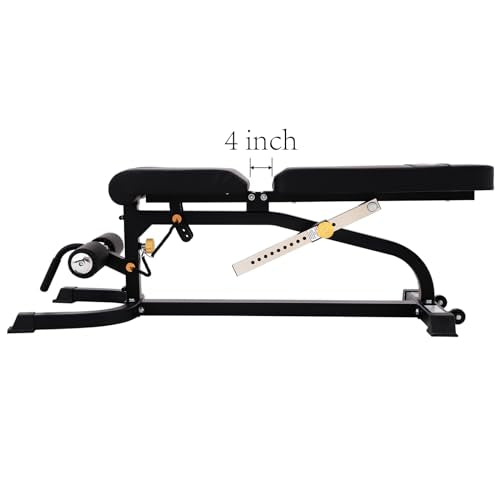 Adjustable Utility Bench with Leg Developer Preacher Curl Attachment Y201