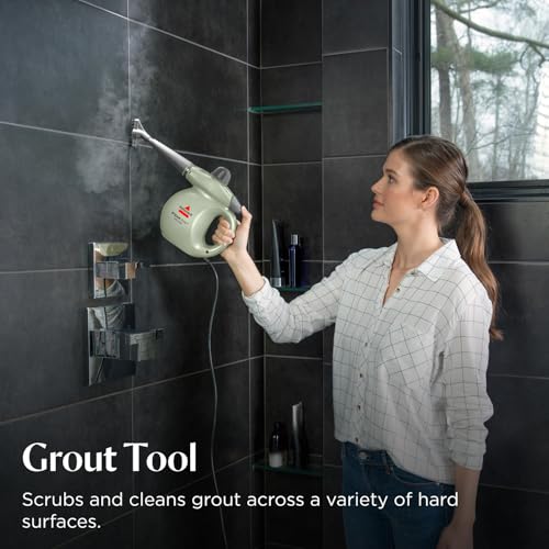 handheld pressurized steamer with 10 cleaning tools J6287