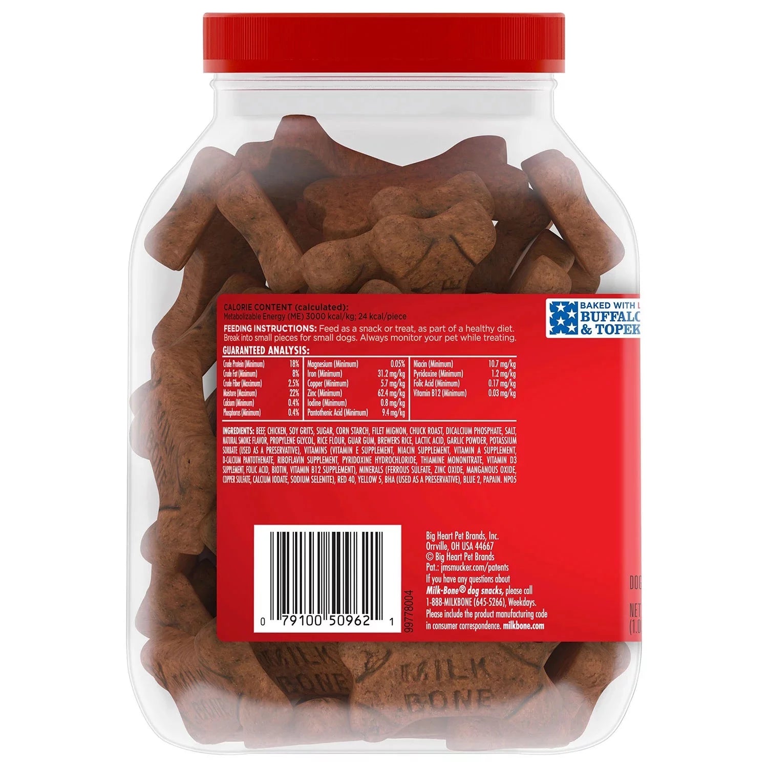 2 Pack 37 oz Soft & Chewy Beef & Filet Mignon Dog Snacks I8916
