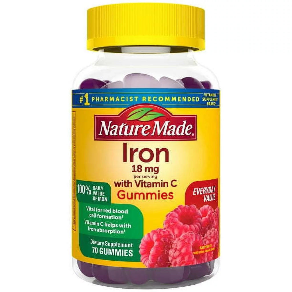 70 Count Iron with Vitamin C Gummies T770