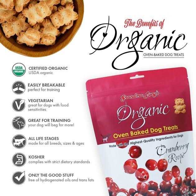 Organic Cranberry Oven Baked Dog Treats C538143