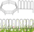 Rustproof Metal Garden Fence 7 Panels 10ft(L) V21416
