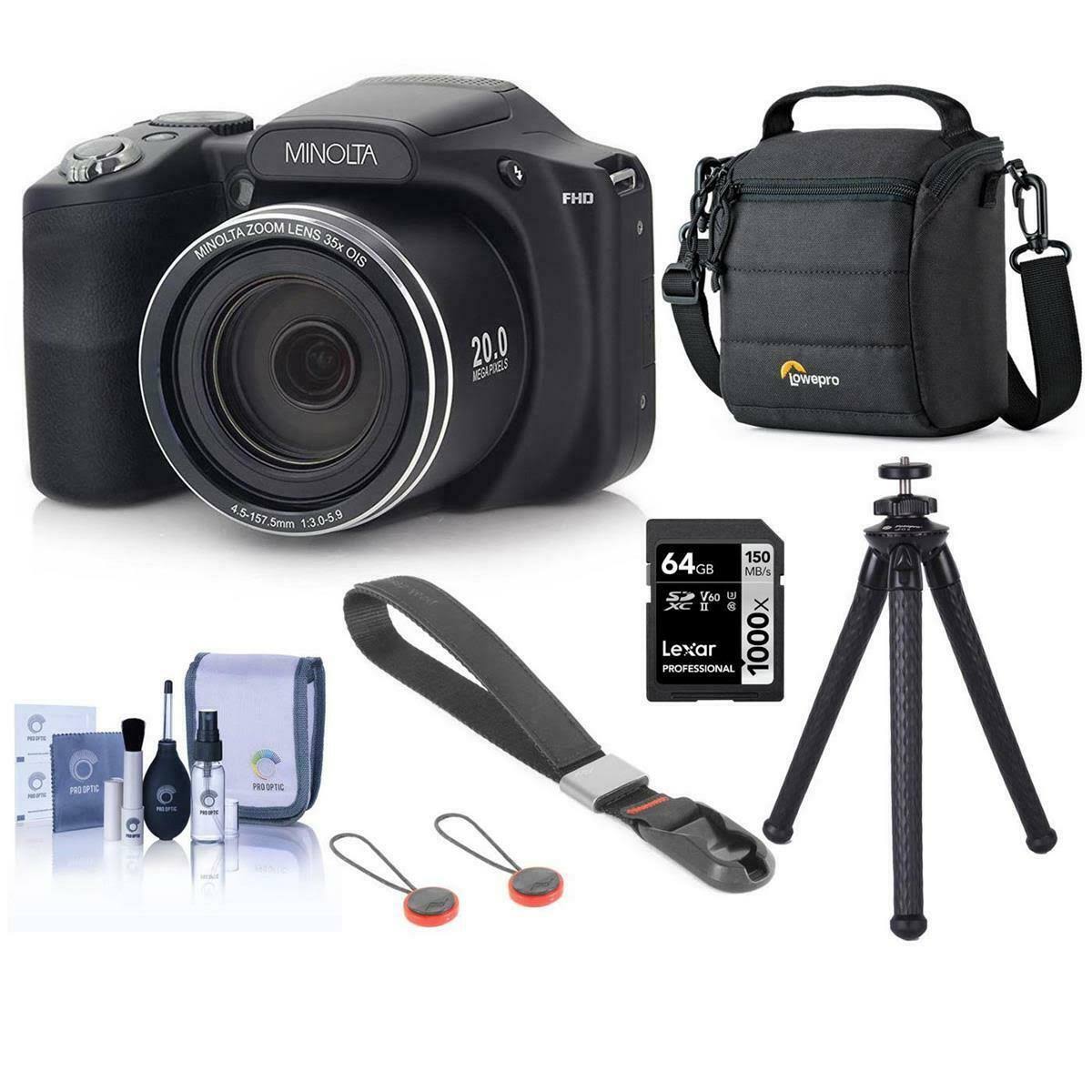 20MP 1080p HD Bridge Digital Camera Black E312623