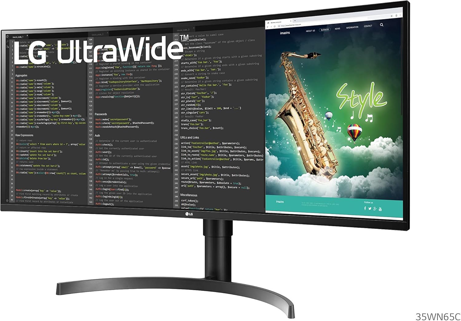 35-inch Curved UltraWide QHD HDR Monitor B183