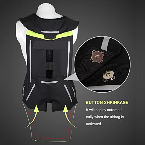 Motorcycle Airbag Vest Lightweight Reflective Riding Vest M8178