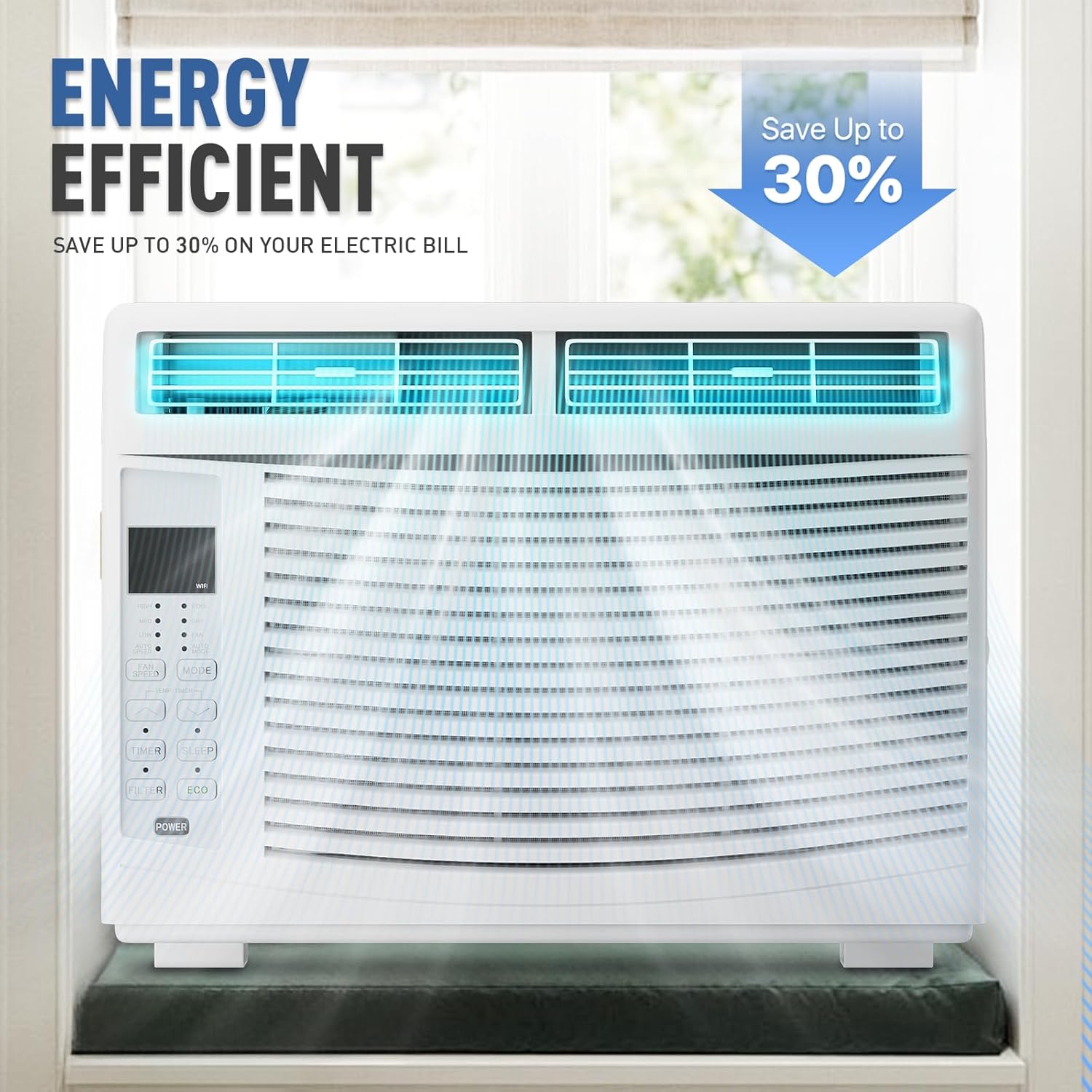 6000 BTU 115V Smart Window AC S9330