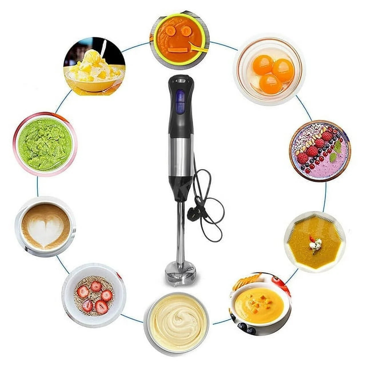 1000W 4-in-1 5-Speed Immersion Hand Blender P436655