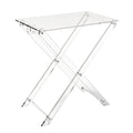 Acrylic Folding Tray Table with 2 Removable Trays C8697