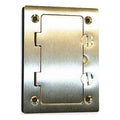 Brass Rectangular Floor Box Cover X84808