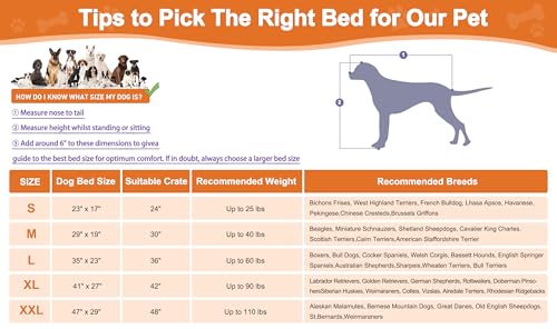 Grey Washable Plush Dog Bed, 35"x23" G8671
