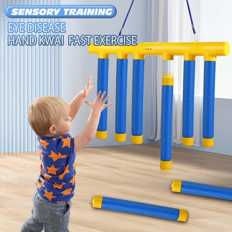 Blue Adjustable Speed Catching Sticks Game O66920